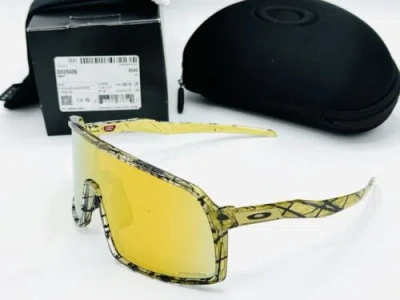 Pre-owned Oakley Sutro Sunglasses Limited Players Edition 24k Gold Hand Painted Unique