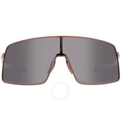 Oakley Sutro Ti Patrick Mahomes Prizm Black Shield Men's Sunglasses Oo6013 601305 36 In Black / Gold