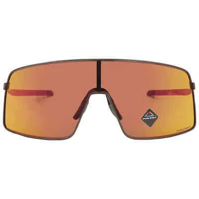 Pre-owned Oakley Sutro Ti Prizm Ruby Shield Men's Sunglasses Oo6013 601302 36 In Red