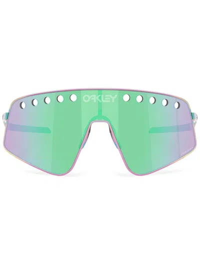 Oakley Sutro Ti Sweep Polished Oil Slick In Blue