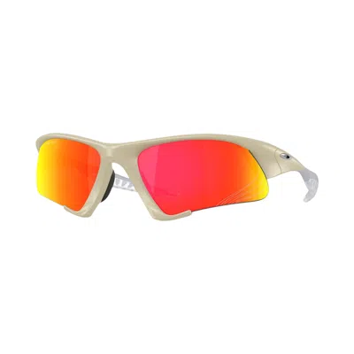 Pre-owned Oakley Suture Jacket 'matte Sand/prizm Ruby' | Tan | Men's Size Onesize