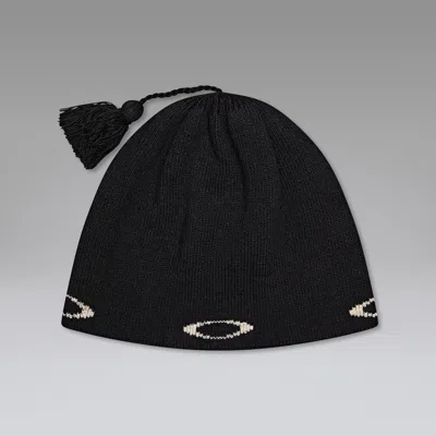 Oakley Tc Nordic Tassle Beanie In Black