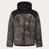 Oakley Tc Rykkinn Jacket In 7aq-oxidation Print Green In Multi