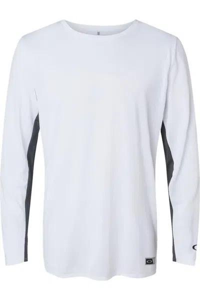 Oakley Team Issue Hydrolix Long Sleeve T-shirt In White