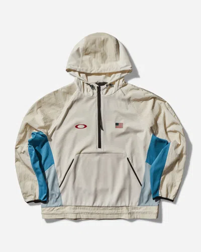 Oakley Team Usa Surfing Tech Fleece Hoodie Liquid Gray In Grey