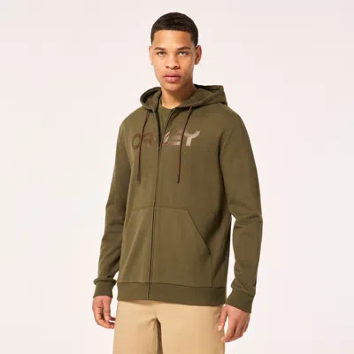 Oakley Teddy Full Zip Hoodie In New Dk Brush,carafe