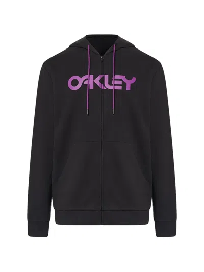 Oakley Teddy Zip-up Hoodie In Black