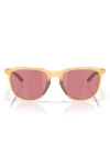 Oakley Thurso 54mm Prizm™ Round Sunglasses In Matte Grenache/prizm Golf