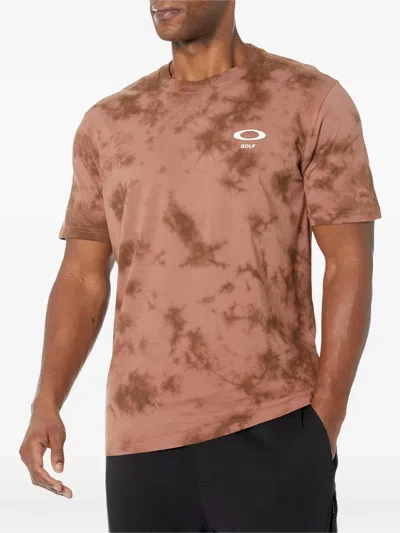 Oakley Tie-dye T-shirt In Brown