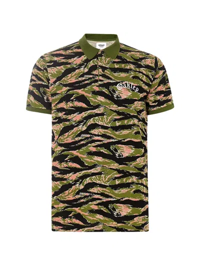 Oakley Tiger Camo Piqué Polo Shirt In Gray