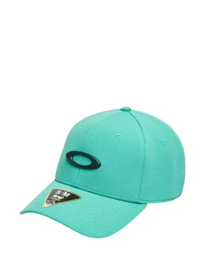 Oakley Tincan Logo-plaque Cap In Blue