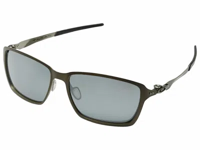 Pre-owned Oakley Tincan Polarized Sunglasses Oo4082-06 Pewter/black Iridium