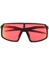 Oakley Tinted Aviator Sunglasses In Schwarz