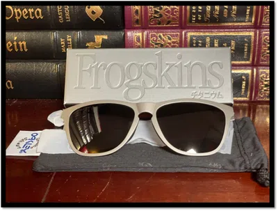 Pre-owned Oakley Titanium Frogskins Ti Sunglasses Prizm Ultra Limited Edition 1/500 In Black