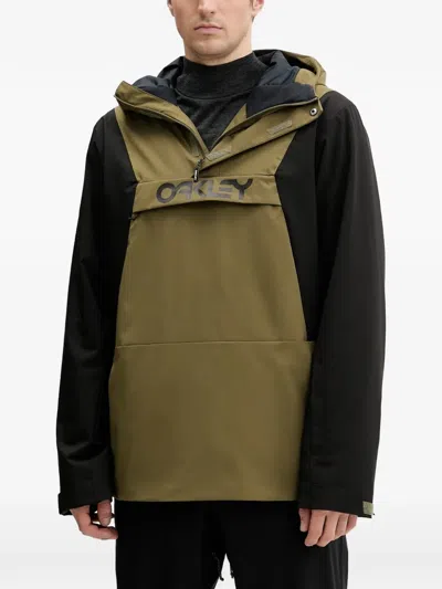 Oakley Tnp Tbt Insulated Hooded Ski Jacket In Green