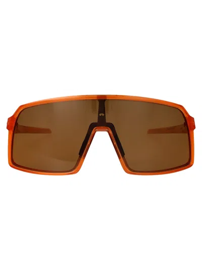 Oakley Transparent Ginger Acetate Sunglasses
