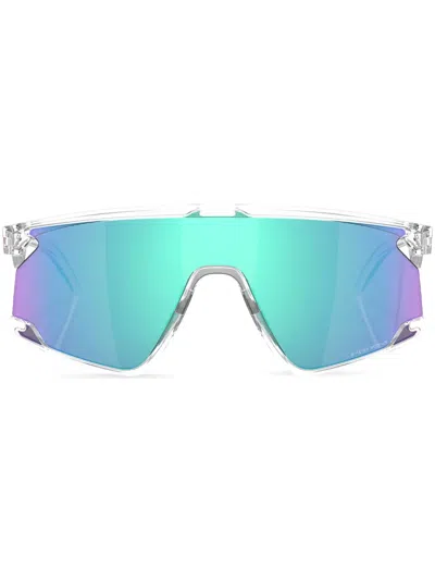 OAKLEY TRANSPARENT MASK-FRAME SUNGLASSES