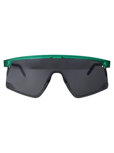 Oakley Transparent Viridian Acetate Sunglasses