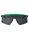 Oakley Transparent Viridian Acetate Sunglasses In Black