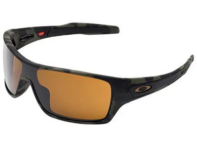 Pre-owned Oakley Turbine Rotor Sunglasses Oo9307-1732 Olive Camo/prizm Tungsten