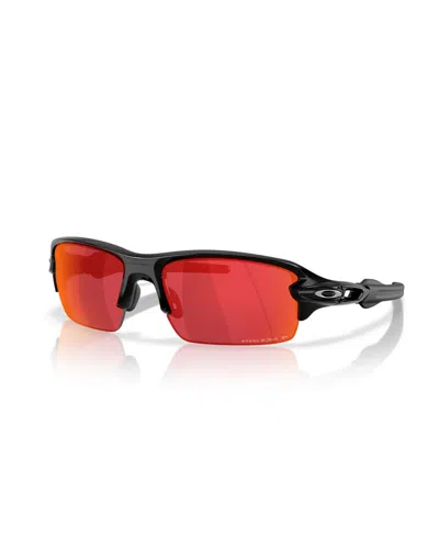 Oakley Unisex Flak 2.0 S Polarized Sunglasses, Oo9511 In Polished Black