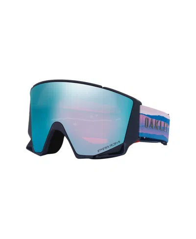 Oakley Unisex Flow Scape M Mikaela Shiffrin Signature Series Snow Goggles, Oo7147 In Blue
