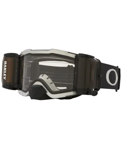 Oakley Unisex Front Line Mx Goggles Oo7087 In Tuff Blocks Black Gunmetal