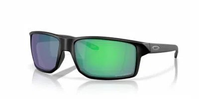 Oakley Unisex - Gibston Xl Sunglasses In Matte Black Prizm Jade In White