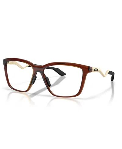 Oakley Unisex Kylian Mbappe Signature Series Enigma Mass Eyeglasses, Ox8191 In Dark Amber