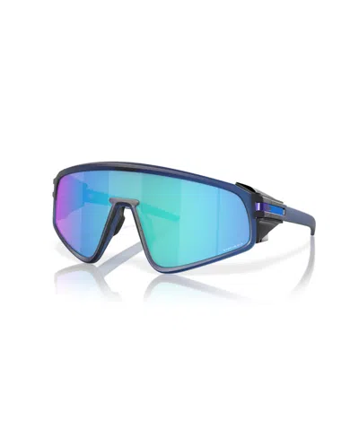 Oakley Unisex Latch Panel Geometric Sunglasses, Oo9404 In Blue