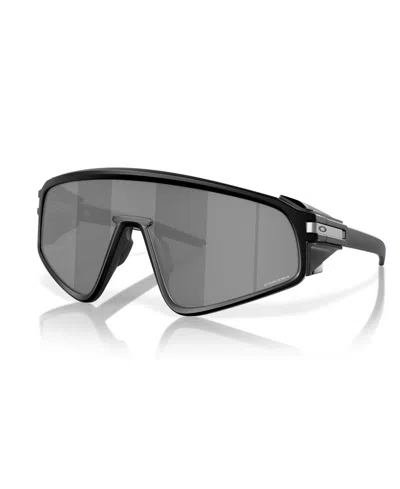 Oakley Womens Black Oo9404 Latch™ Panel Shield-frame Bio-matter™ Sunglasses