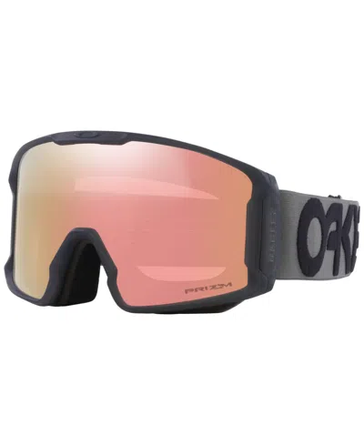 Oakley Unisex Line Miner L Snow Goggles In Pink