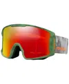 Oakley Unisex Line Miner L Stale Sandbech Signature Series Snow Goggles, Mirror Oo7070 In Dark Brush Fog