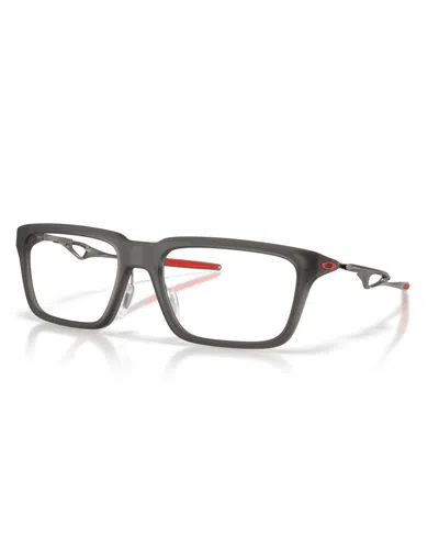 Oakley Unisex Neoture Sq Eyeglasses, Ox8211d In Satin Gray Smoke