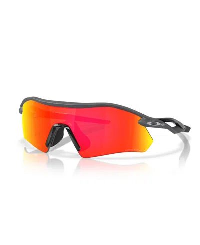 Oakley Unisex Radar Plate Sunglasses, Oo9495d In Matte Carbon