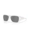 Oakley Dark Vision Rectangular Frame Sunglasses In White