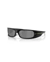 Oakley Unisex Rectangle Sunglasses, Highland Oo9522 In Black
