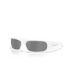 Oakley Unisex Rectangle Sunglasses, Highland Oo9522 In Gray