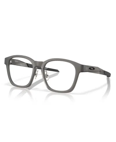 Oakley Unisex Shackle Eyeglasses, Ox8197d In Satin Gray Smoke