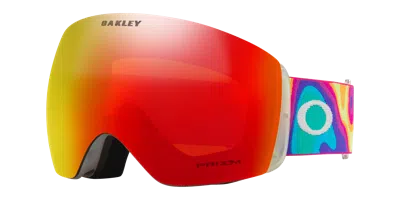 Oakley Unisex Sunglasses Oo7050 Flight Deck™ L Snow Goggles In Prizm Snow Torch Iridium