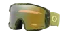 Oakley Unisex Sunglasses Oo7070 Line Miner™ L Jamie Anderson Signature Series Snow Goggles In Prizm Snow Sage Gold Iridium