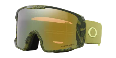 Oakley Unisex Sunglasses Oo7070 Line Miner™ L Jamie Anderson Signature Series Snow Goggles In Prizm Snow Sage Gold Iridium