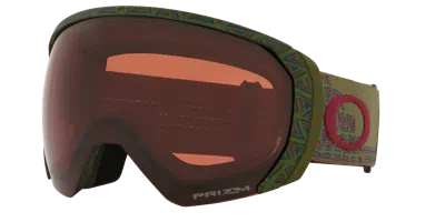 Oakley Unisex Sunglass Oo7110 Flight Path L Snow Goggles In Prizm Snow Garnet