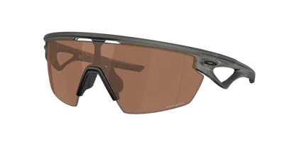 Oakley Sphaera Shield-frame Sunglasses In Burgundy
