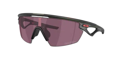 Oakley Sphaera Logo-engraved Sunglasses In Black