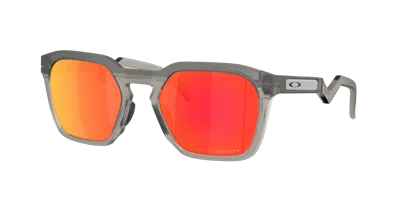 Oakley Unisex Sunglasses Oo9533 Hstn Sq In Gold