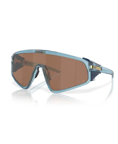 Oakley Unisex Sunglasses, Latch Panel Team Usa Oo9404 In Transparent Stonewash