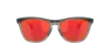 Oakley Unisex Sunglasses Oo9284a Frogskins™ Range (low Bridge Fit) In Prizm Ruby