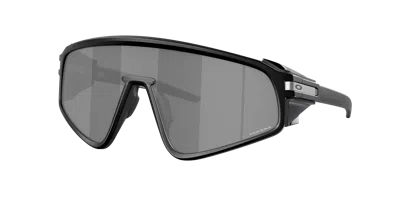 Oakley Womens Black Oo9404 Latch™ Panel Shield-frame Bio-matter™ Sunglasses