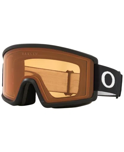 Oakley Unisex Target Line Snow Goggles, Oo7120 In Matte Black - Orange